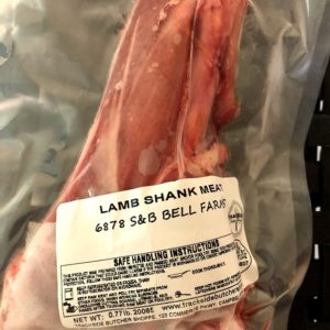 S&B Lamb Shank