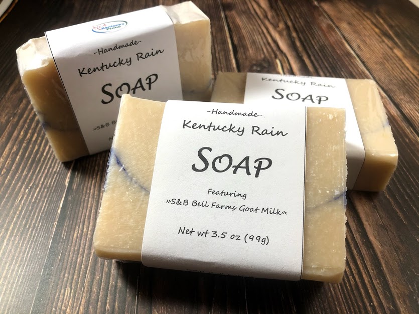 Kentucky Rain goat milk soap Kentucky Rain soap