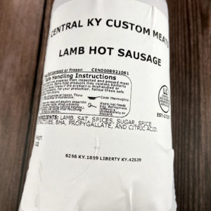 S&B Lamb Hot Sausage
