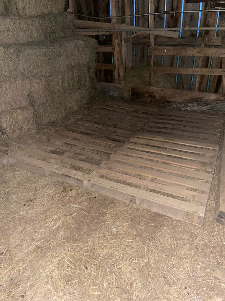 barn area hay storage