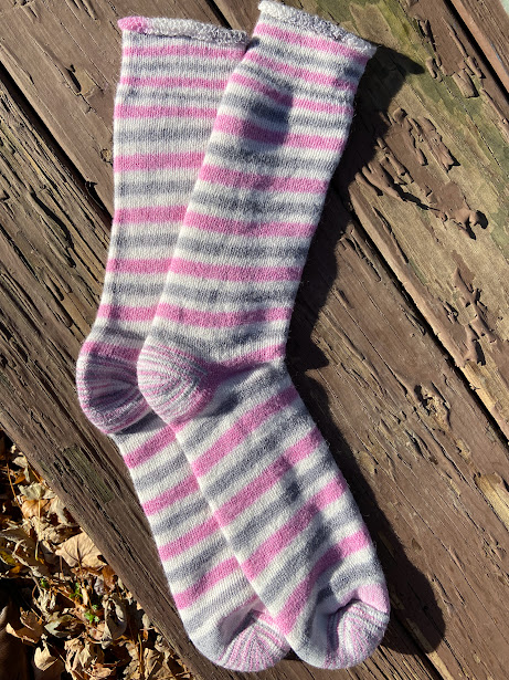 pink outdoor socks