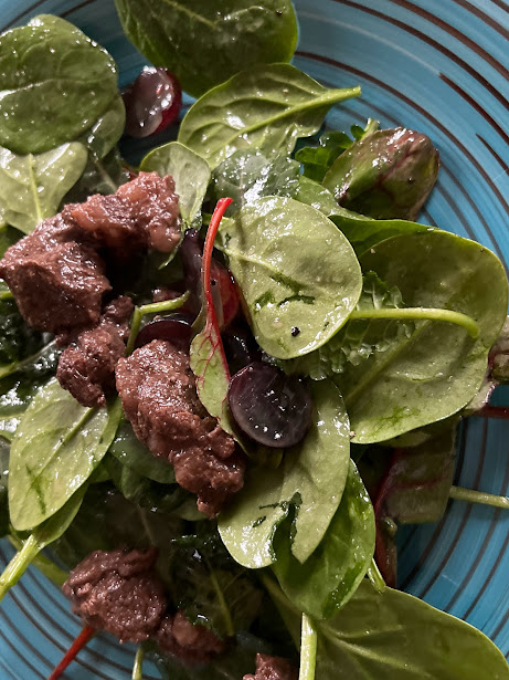You are currently viewing Kale + Pomegranate + Lamb Salad